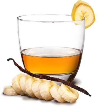 Recette rhum banane vanille au miel au rhum blanc Dillon - Rhum