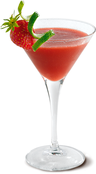 Cocktail Rhum Strawberry Daïquiri